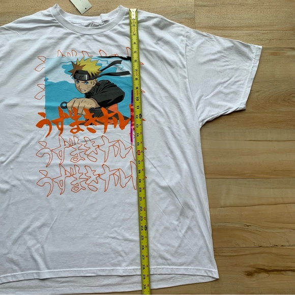 Naruto Shippuden Men's Short-Sleeve Graphic T-Shirt White - Picture 7 of 7